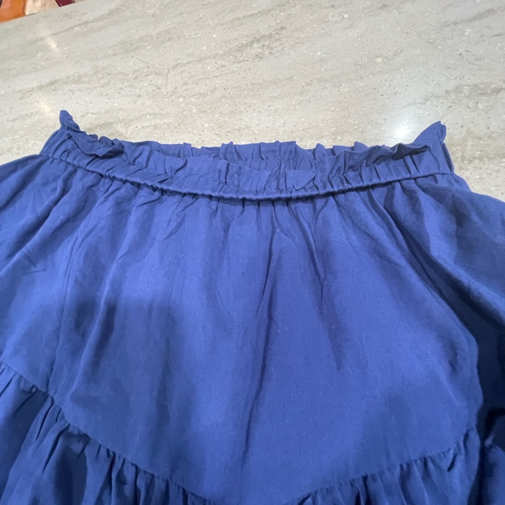 Chic Navy Ruffled Skort medium - Picture 2 of 5